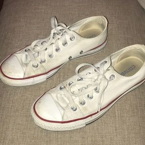 White low top converse